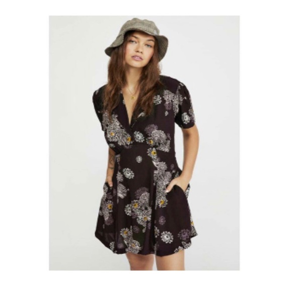 Free People Dresses & Skirts - Free People - Blue Hawaii Mini Dress size M